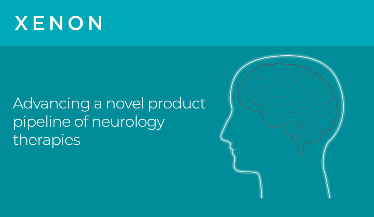 Xenon anuncia oficialmente su programa de activadores del canal Nav1.1