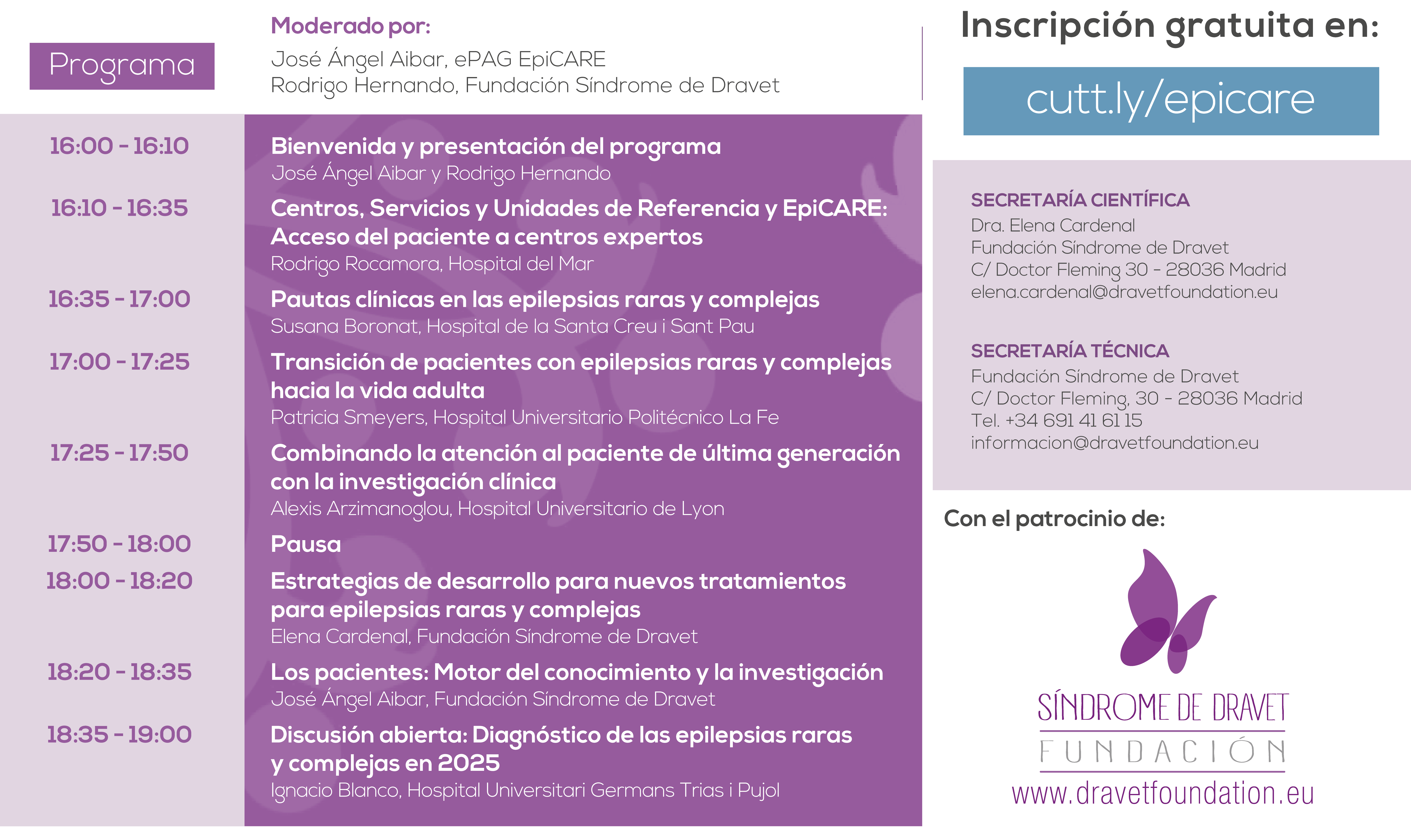 Conferencia online epilepsias raras y complejas