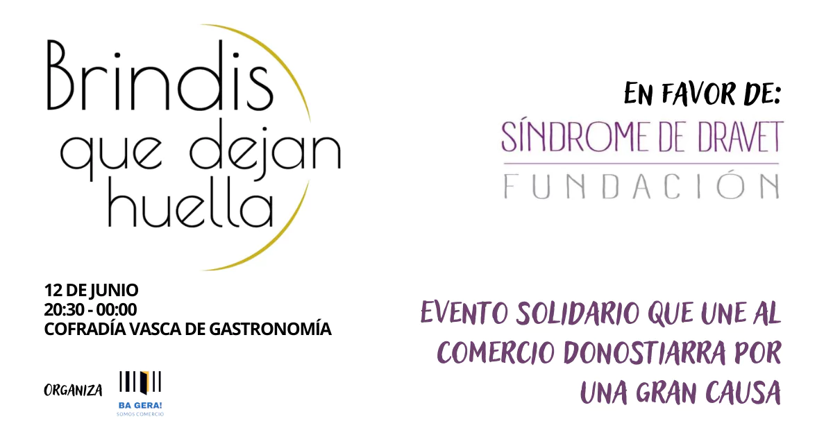 Brindis solidario a favor del síndrome de Dravet